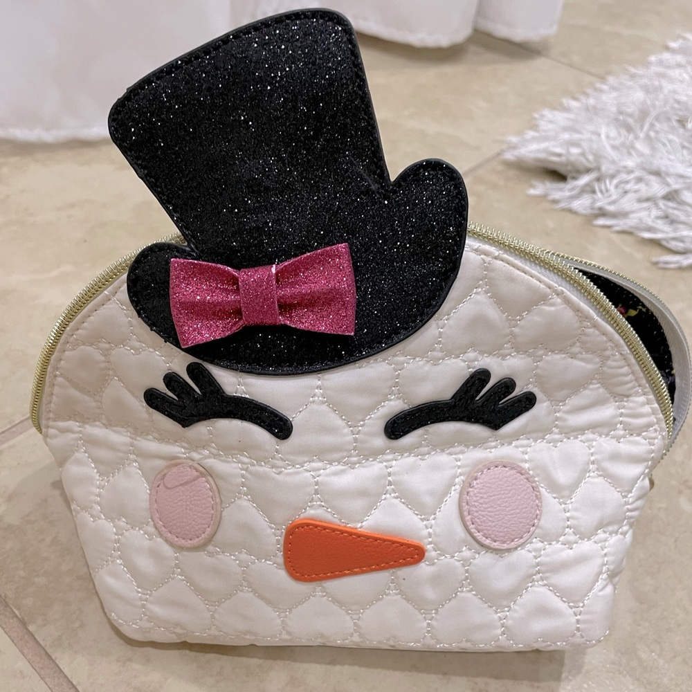 Betsy’s Johnson snowman makeup bag